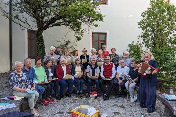 "Offenes Singen" unter dem Titel "Lieder - Spiegel der Seele"