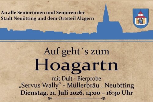 Auf gehts zum Hoagartn - mit Dult-Bierprobe Auf gehts zum Hoagartn - mit Dult-Bierprobe