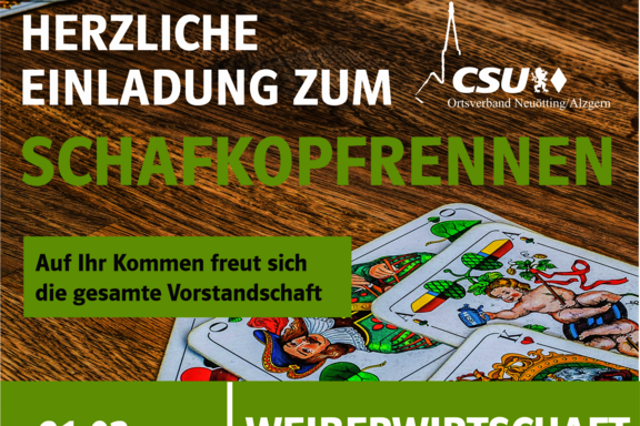 Schafkopfrennen der CSU Neuötting